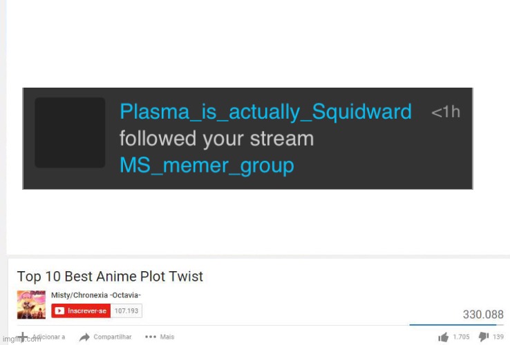 *le gasp* | image tagged in top 10 anime plot twists | made w/ Imgflip meme maker