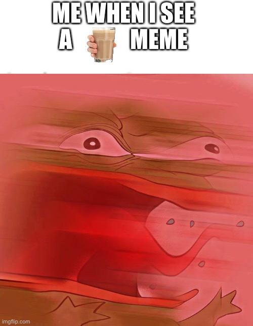 ME WHEN I SEE A             MEME | image tagged in reeeeeeeeeeee | made w/ Imgflip meme maker