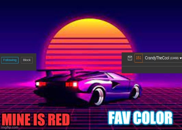 Crandy The Cool Announcement #1 | FAV COLOR; MINE IS RED | image tagged in crandy the cool announcement 1 | made w/ Imgflip meme maker