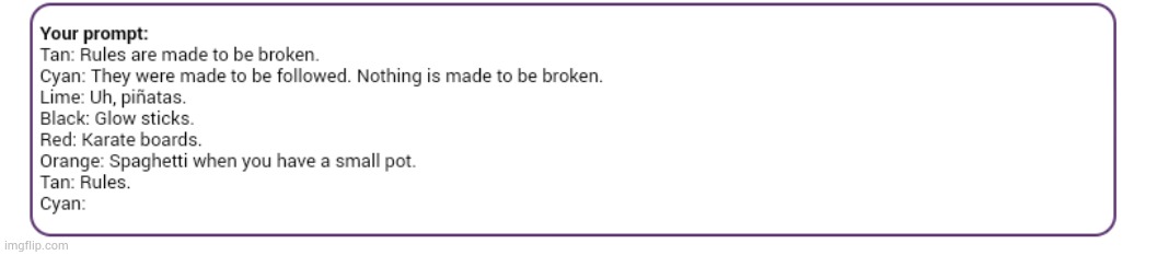 Yep we just angered Cyan. | made w/ Imgflip meme maker