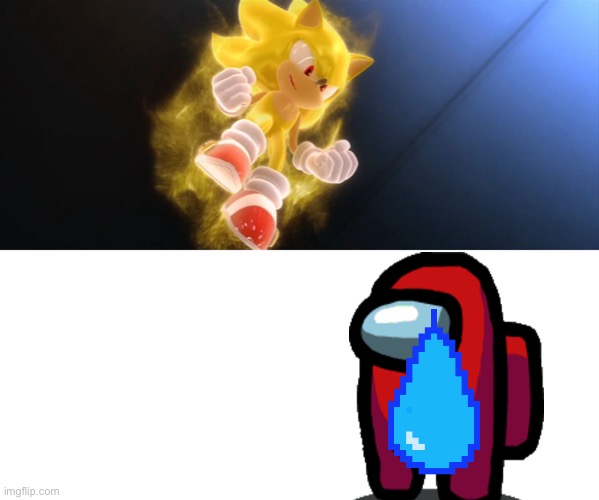 Super Sonic | image tagged in super sonic | made w/ Imgflip meme maker