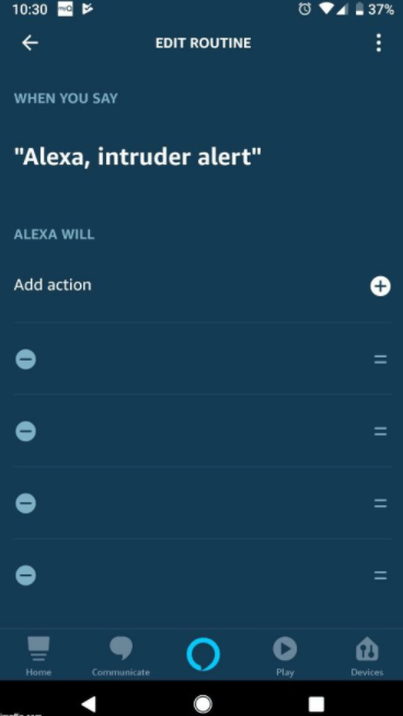 Alexa, Intruder alert Blank Meme Template