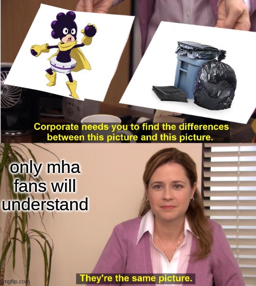 they are THE SAME | only mha fans will understand | image tagged in memes,they're the same picture | made w/ Imgflip meme maker