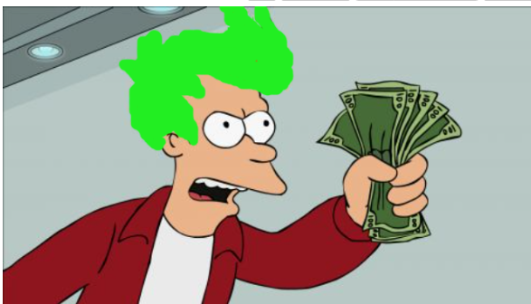 High Quality Green haired Gary Blank Meme Template