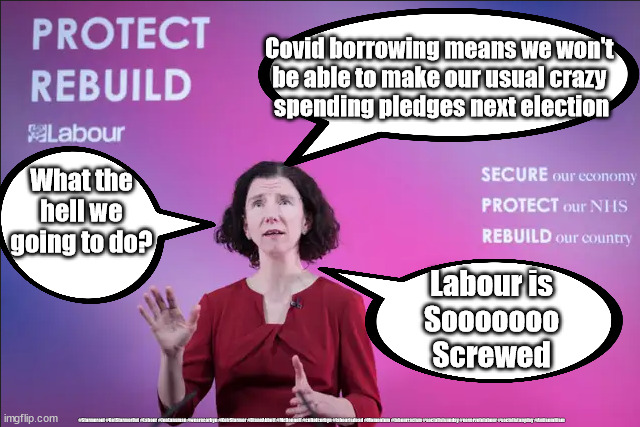 Labour is screwed - Election 2024 | Covid borrowing means we won't 
be able to make our usual crazy 
spending pledges next election; What the hell we going to do? Labour is
Sooooooo
Screwed; #Starmerout #GetStarmerOut #Labour #JonLansman #wearecorbyn #KeirStarmer #DianeAbbott #McDonnell #cultofcorbyn #labourisdead #Momentum #labourracism #socialistsunday #nevervotelabour #socialistanyday #Antisemitism | image tagged in anneliese dodds,labourisdead,cultofcorbyn,starmer labour leadership,starmerout getstarmerout,dodds budget 2021 | made w/ Imgflip meme maker