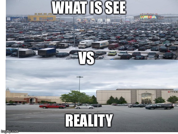 FAX |  WHAT IS SEE; VS; REALITY | image tagged in true story | made w/ Imgflip meme maker