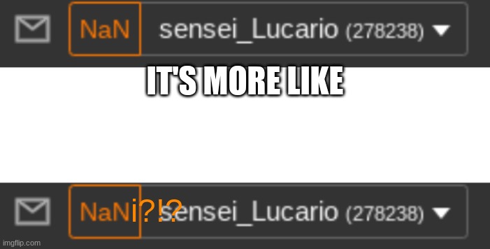 what is it with these new notifs? | IT'S MORE LIKE; i?!? | image tagged in blank white template | made w/ Imgflip meme maker