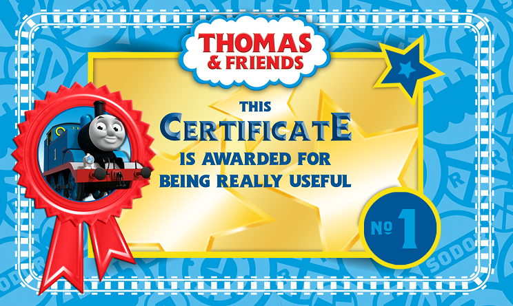 High Quality thomas certificate Blank Meme Template