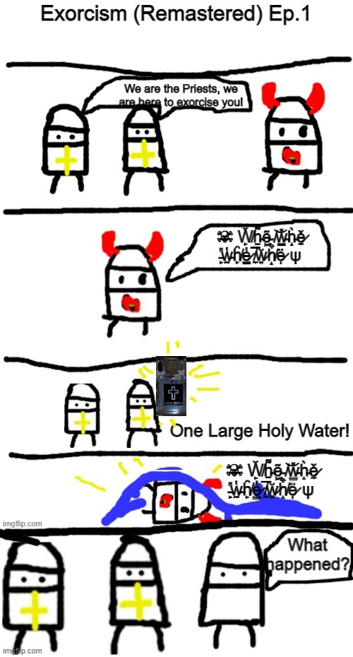This comic is maybe ugly and stereotyped with church stuff but I hope it gets featured | made w/ Imgflip meme maker