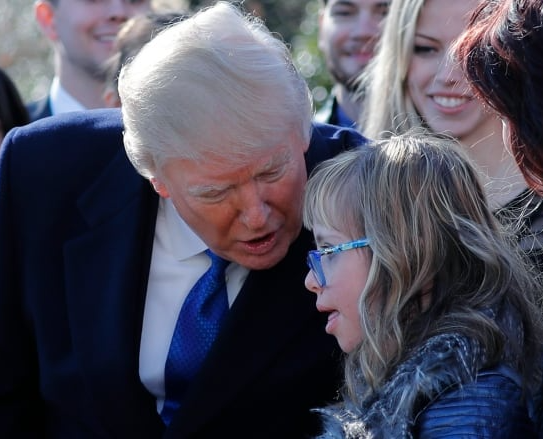 Donald Trump young woman Blank Meme Template