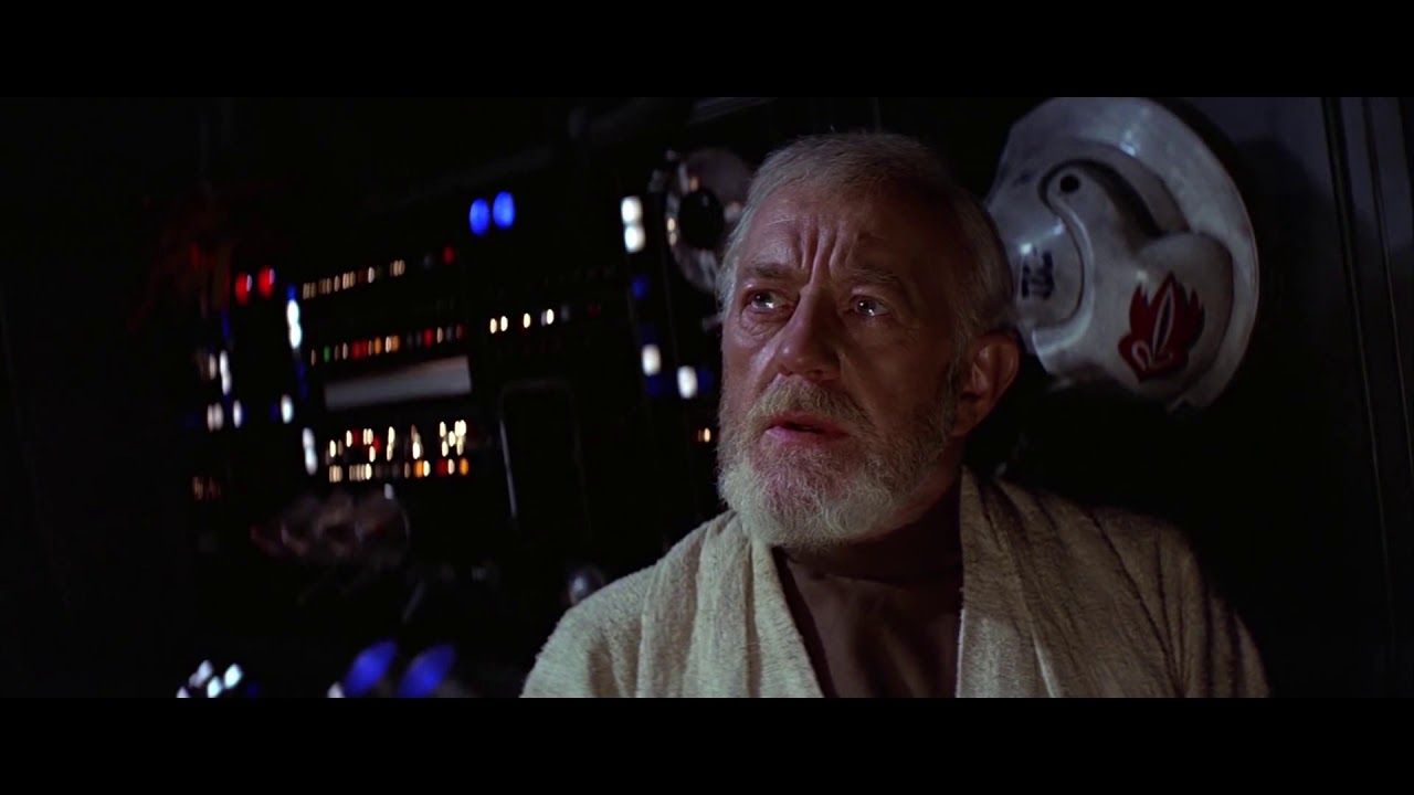 High Quality Ben Kenobi - great disturbance in the force Blank Meme Template