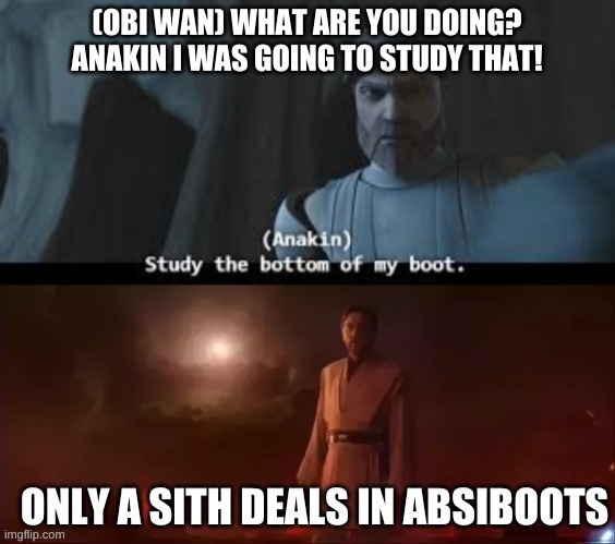 Anakin the Sith | image tagged in star wars prequels | made w/ Imgflip meme maker