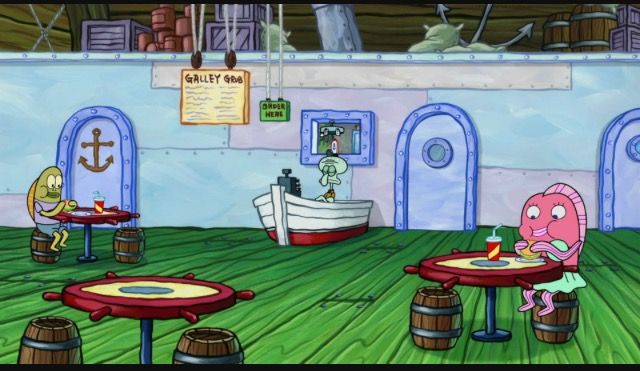 High Quality the krusty krab Blank Meme Template