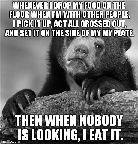 Hahaha ! | image tagged in memes,confession bear | made w/ Imgflip meme maker