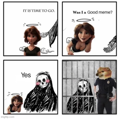 To the horny jail you go | image tagged in was i a good meme | made w/ Imgflip meme maker