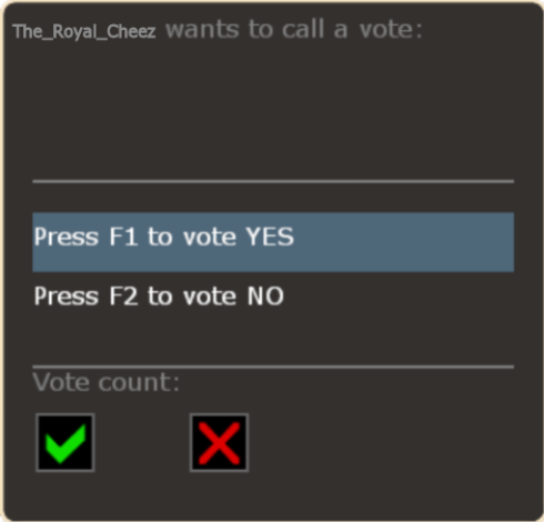 The_Royal_Cheez wants to call a vote Blank Meme Template