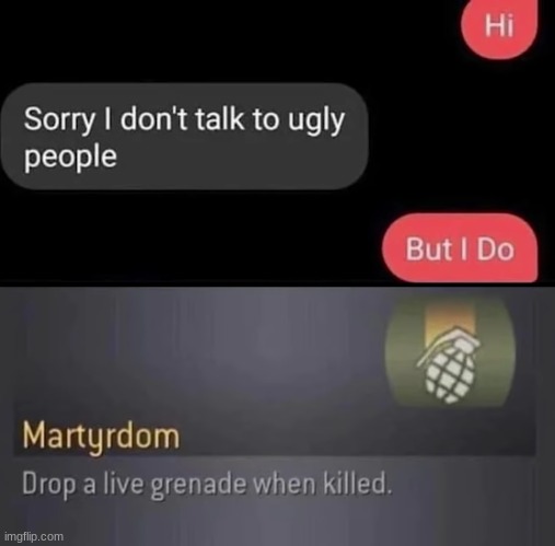 Live Martyrddom dropped | image tagged in dead body reported,ugly | made w/ Imgflip meme maker