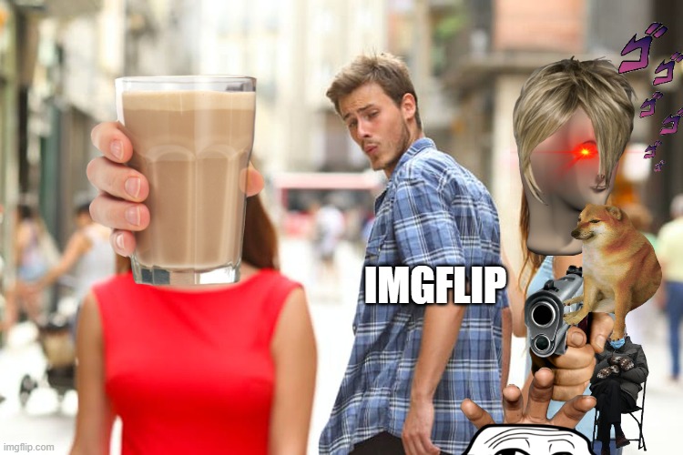 Distracted Boyfriend | IMGFLIP | image tagged in memes,distracted boyfriend | made w/ Imgflip meme maker