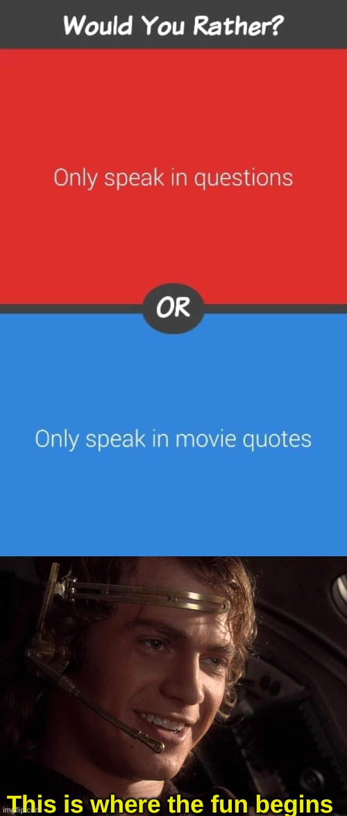 That's an easy one | This is where the fun begins | image tagged in this is where the fun begins | made w/ Imgflip meme maker