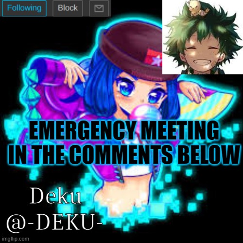 EMERGENCY MEETING IN THE COMMENTS BELOW | made w/ Imgflip meme maker