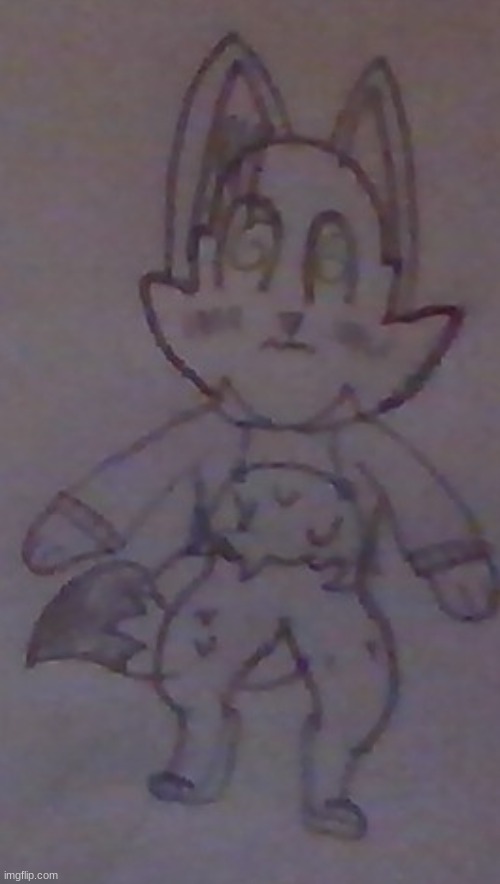 1. It was a dare2. My first full body drawing of a furry. | made w/ Imgflip meme maker