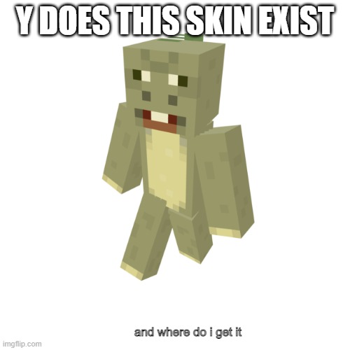 yes | Y DOES THIS SKIN EXIST; and where do i get it | image tagged in yee minecraft skin | made w/ Imgflip meme maker