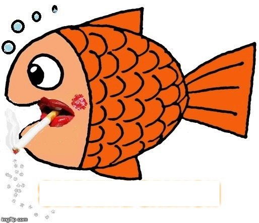 Smoking Fishy Blank Meme Template