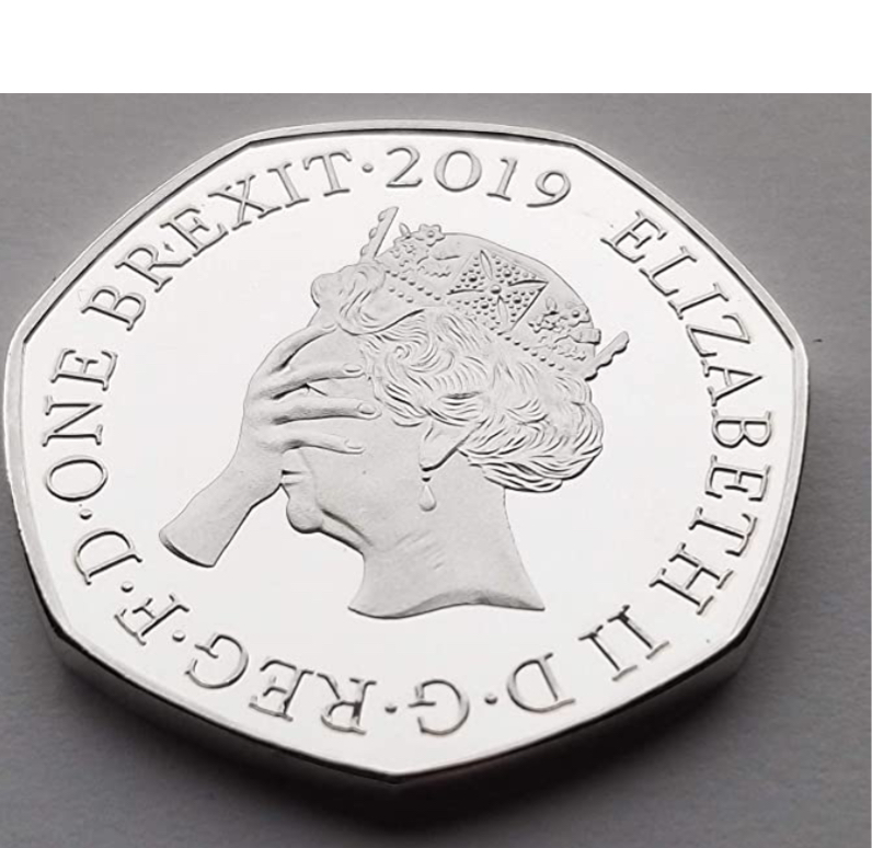 High Quality Brexit 50p Blank Meme Template