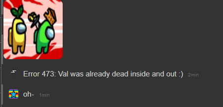 val's dead Blank Meme Template