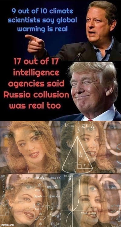 bold move, alt-right creator of the top half of this meme | image tagged in climate change russia collusion,calculating kylie | made w/ Imgflip meme maker