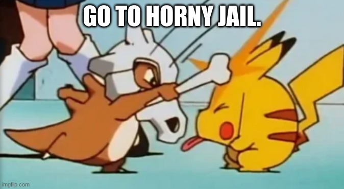 Bonk | GO TO HORNY JAIL. | image tagged in bonk | made w/ Imgflip meme maker