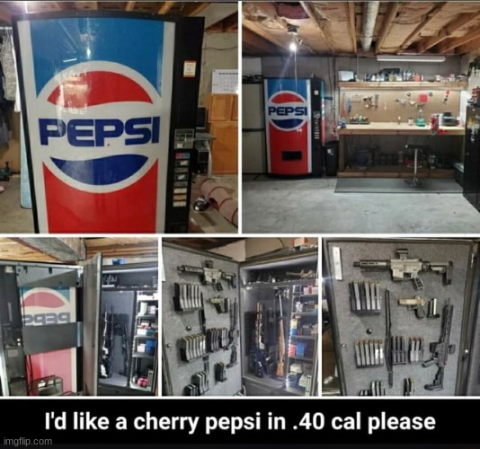 ah yes, weapons vending machine | made w/ Imgflip meme maker