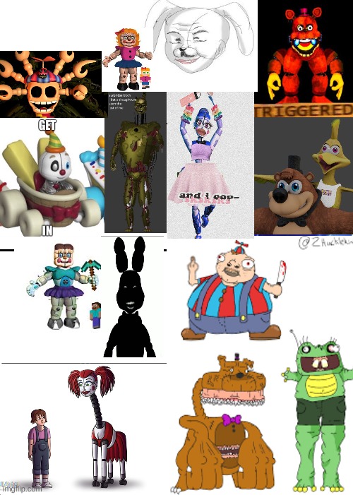 cursed fnaf all in 1 | image tagged in fnaf,cursed image | made w/ Imgflip meme maker