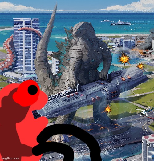Godzilla BFG 10,000 | image tagged in godzilla bfg 10 000 | made w/ Imgflip meme maker