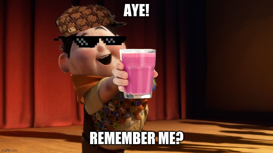 Yall rembember this kid? | AYE! REMEMBER ME? | image tagged in funny memes | made w/ Imgflip meme maker