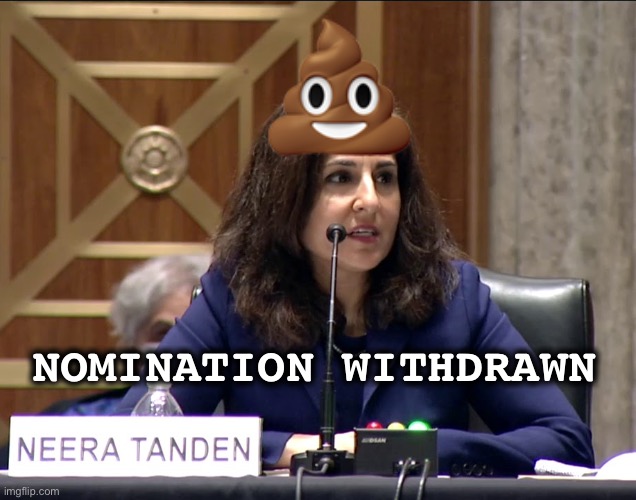 So long sucka!  When your deleted tweets catch up with you. | 💩; NOMINATION WITHDRAWN | image tagged in neera | made w/ Imgflip meme maker