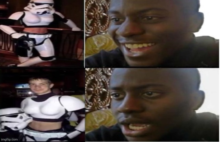 not what I expected | image tagged in disappointed black guy,star wars | made w/ Imgflip meme maker