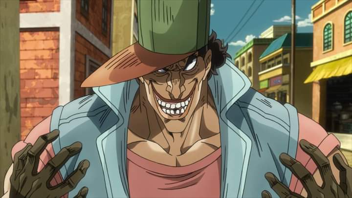 JoJo's Bizarre Adventure Oingo creepy face Blank Meme Template