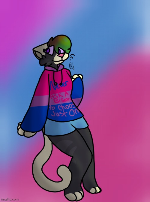 Gift art for .fallen. (sorry for shitty background) | made w/ Imgflip meme maker