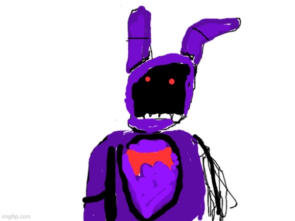 Like my withered bonnie? | image tagged in blank white template,fnaf_bonnie | made w/ Imgflip meme maker