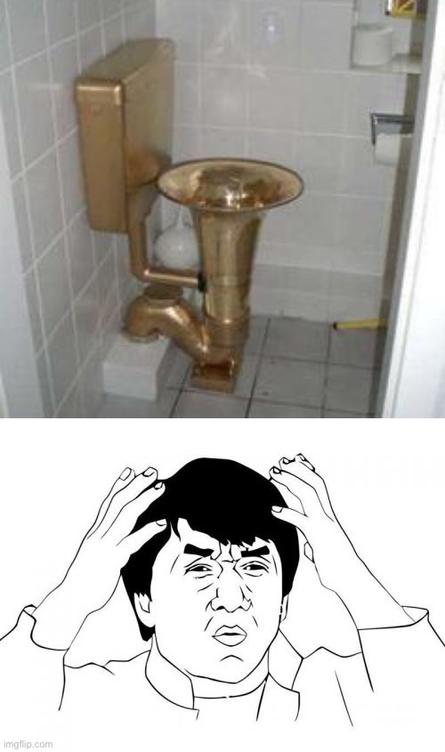 What the heck is this... | image tagged in jackie chan wtf,funny,fails,instrument,toilet,you had one job just the one | made w/ Imgflip meme maker