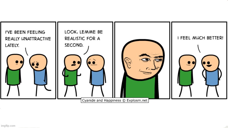Cyanide and hilariousness | image tagged in comics | made w/ Imgflip meme maker