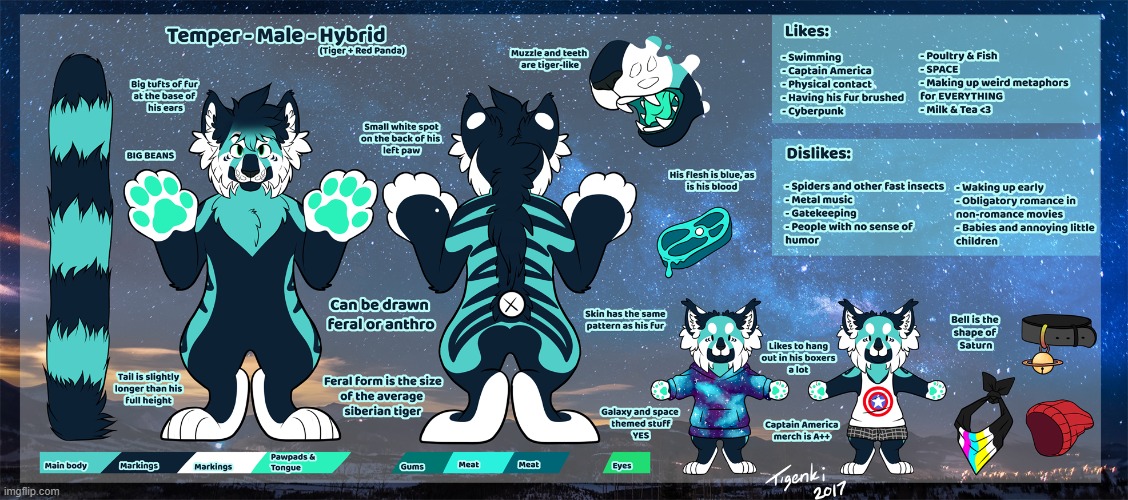 I REALLY NEED FANART OF TEMPER!!!!!!!!!!!!! This is his ref!   (idc if its a base tbh!) | made w/ Imgflip meme maker