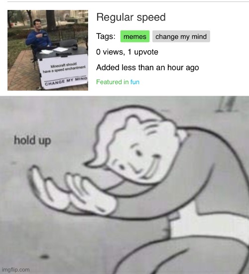 wat the actual fock | image tagged in fallout hold up | made w/ Imgflip meme maker