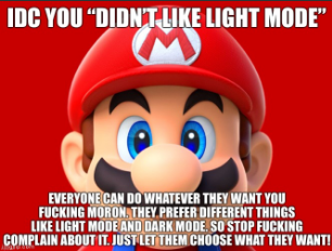 Mario Doesn't Care Blank Meme Template