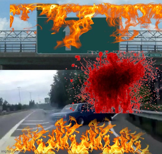 POV: a 5 year old made a horror game | image tagged in memes,left exit 12 off ramp | made w/ Imgflip meme maker