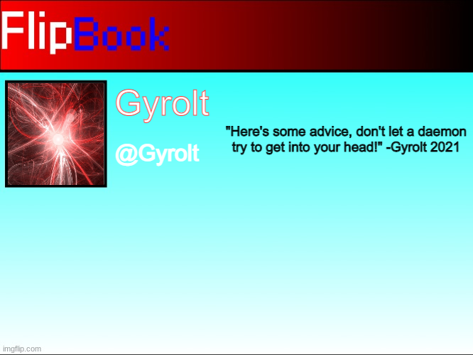Gyrolt's Flipbook Blank Meme Template