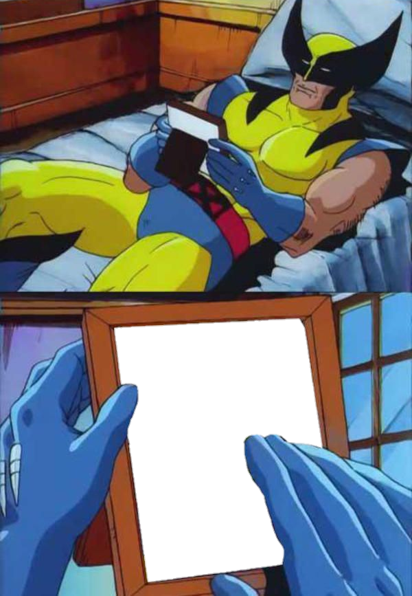 Wolverine Remembers Blank Meme Template