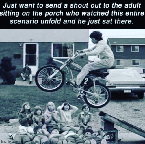 Parental Guidance | image tagged in kids,bicycle,tricks,lazy,parenting,repost | made w/ Imgflip meme maker
