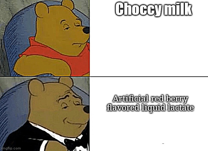 A random post | Choccy milk; Artificial red berry flavored liquid lactate | image tagged in idek | made w/ Imgflip meme maker